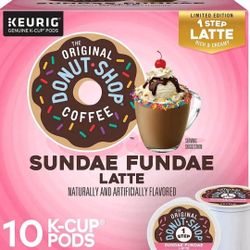 The Original Donut Shop Sundae Fundae Coffee - Keurig K-Cup Pods - Sweet Coffee Beverage