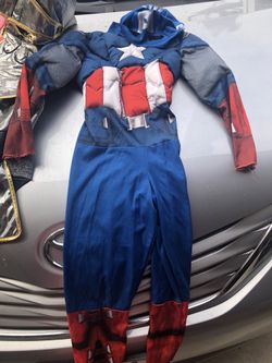 Capitán America costume 4-6 T
