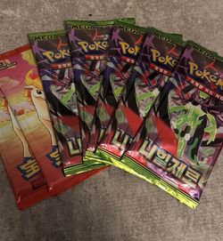 Pokemon Japanese and Korean Single Packs