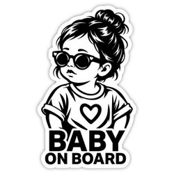 Baby on board decal