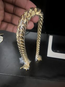 18mm And 18 Inch Gold Cuban Chain