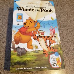 Boxed VHS Winnie the Pooh Plush Pooh