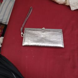 Silver evening purse