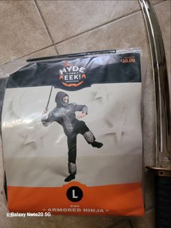 Hyde & EEK Kids' Armored Ninja Costume Size L