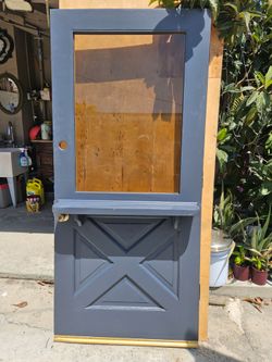 Beautiful custom Dutch door