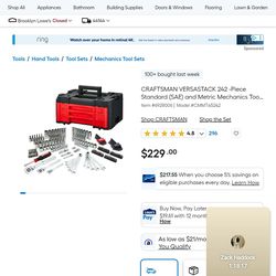 Craftsman 242 piece set