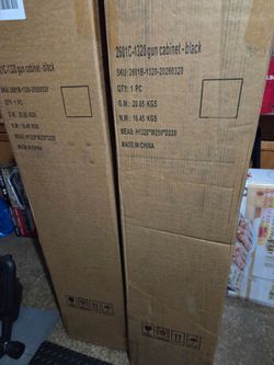 2 brand new in box Gun/rifle safes.