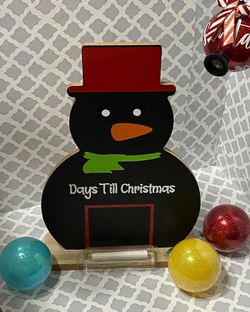 Christmas Chalkboard Countdown