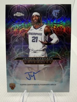 Jahmai Mashack Topps Chrome RC Auto