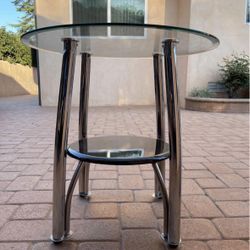 Glass Side/End Table