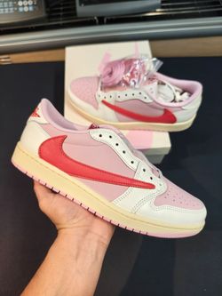 Jordan 1 Low Travis Tropical Pink size 8.5 men