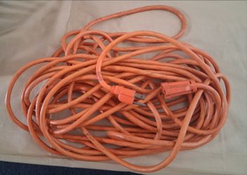 48ft durable orange extension cord
