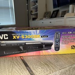 JVC DVD Player XV-S300BK Black new