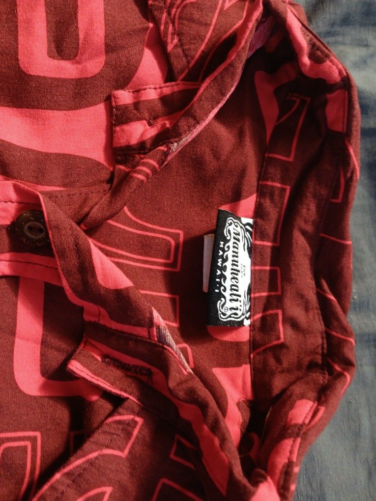 Mens Manuhealii Button Up