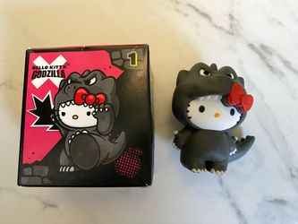 Hello Kitty Godzilla McDonalds happy meal toy figure #1