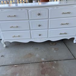 White dresser