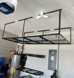 Floating Garage Shelves
