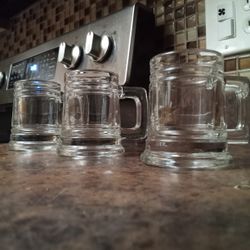 Vintage Beer Mug Shot Glasses 