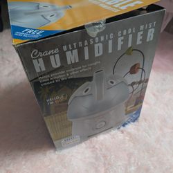 Crane Ultrasonic Cool Mist Humidifier — Used Twice... Pickup Is In South Tampa 