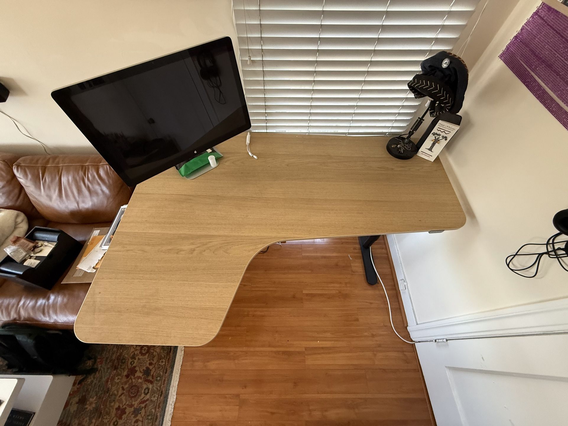 BEKANT Sit/Stand Left Corner Table Desk