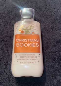 New Bath & Body Works CHRISTMAS COOKIES LOTION Full Size