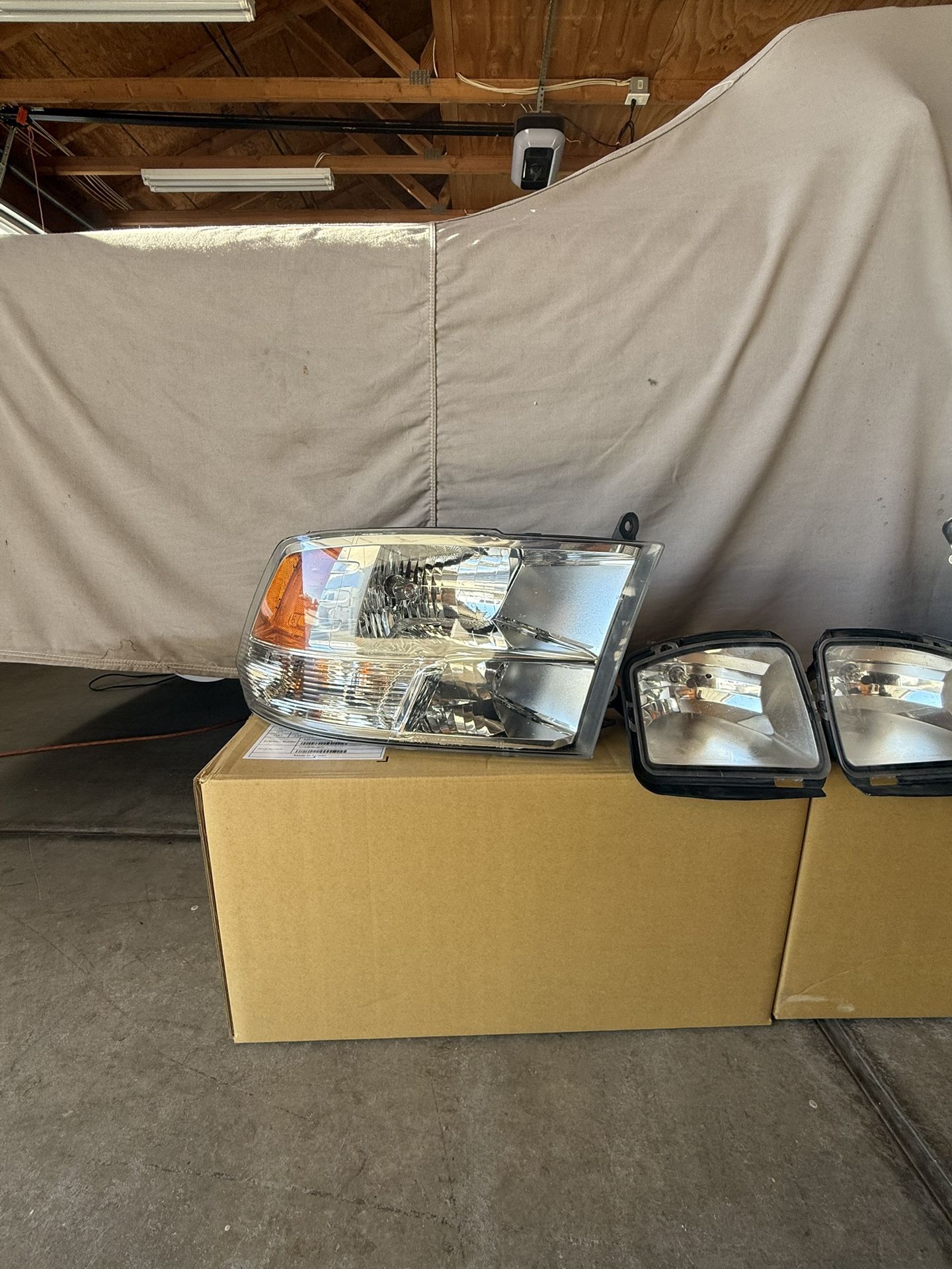 2019 Ram 1500 OEM Headlights & Fog Lights