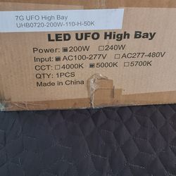 LED UFO HIGH BAY LIGHT