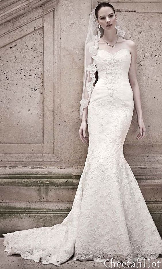 Oleg Cassini wedding dress