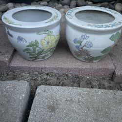 Set Of Small Pot Planters