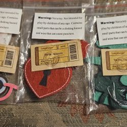 3 packs brand new longaberger felt basket tie on pies 3 packs alll brand new