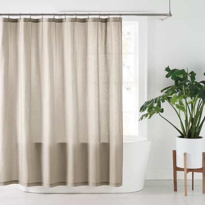 Haven Organic Cotton Shower Curtain