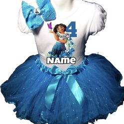Encanto Mirabel 4th Birthday Tutu Dress Personalized with Mirabel name and  bow for Sale in San Bernardino, CA - OfferUp