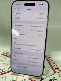 iPhone 17 Air 256gb Unlocked w/ apple warranty
