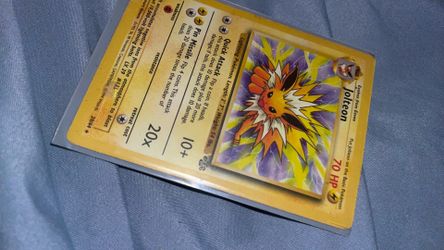Rare jungle holo 1995 Jolteon