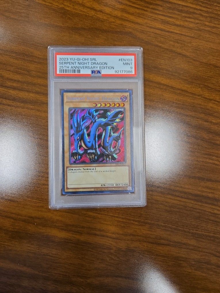 Serpent Night Dragon 25th Anniversary PSA 9