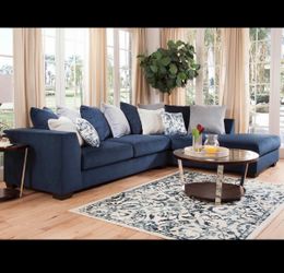 Sectional with matching arm chair