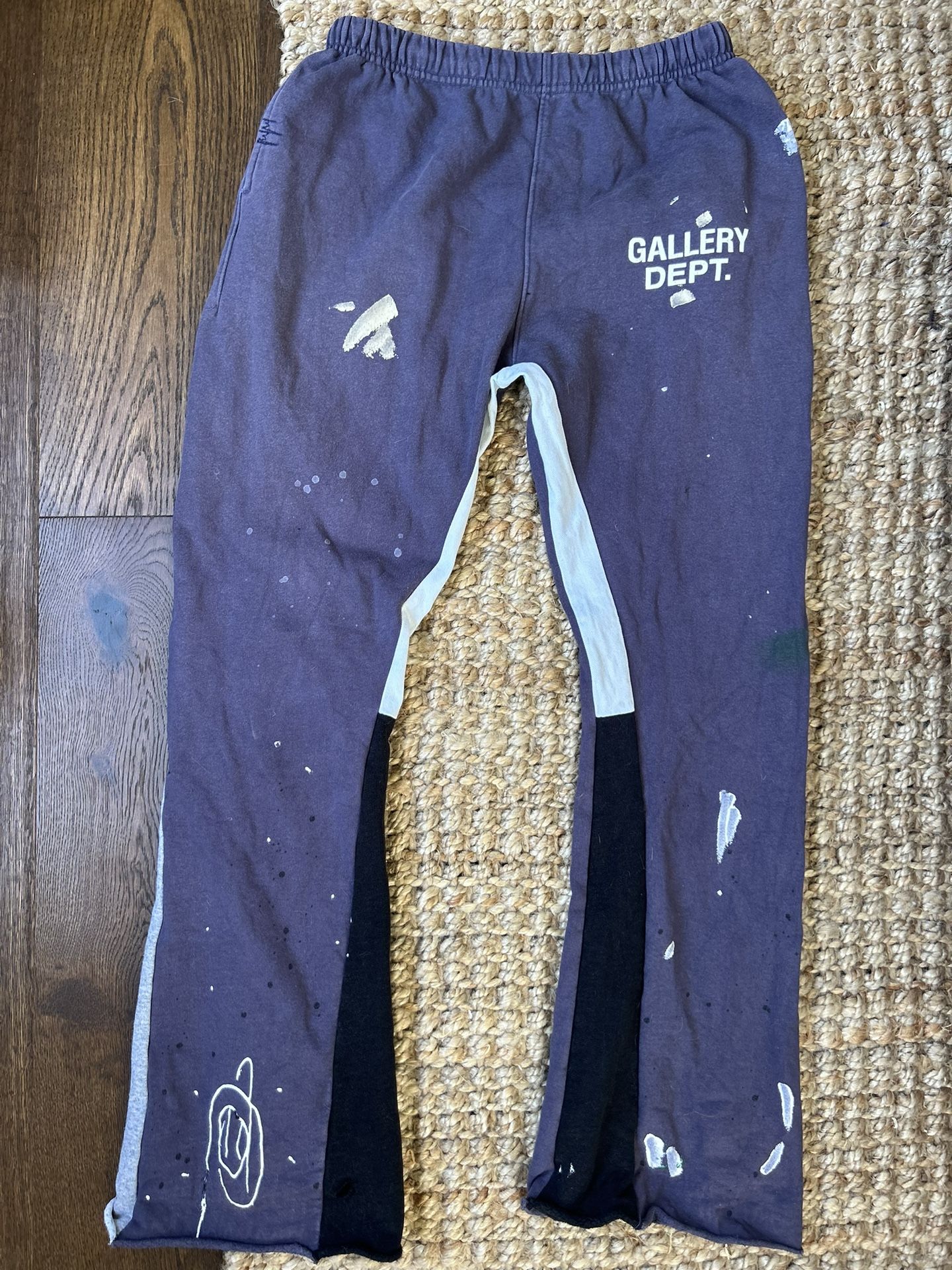 Gallery Dept Paint Splatter Flared Sweat pants