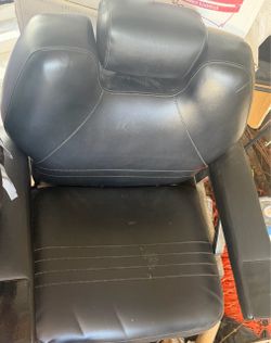 Black Faux Leather Barber / Salon Chair
