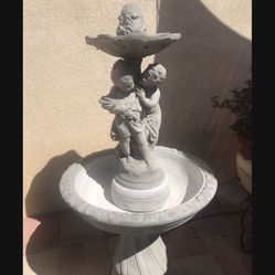 New Water Fountain Made Out Of Cement Perfect Gift For Any Occasion 
