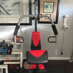 Gym With Bench And Gym With Weights 