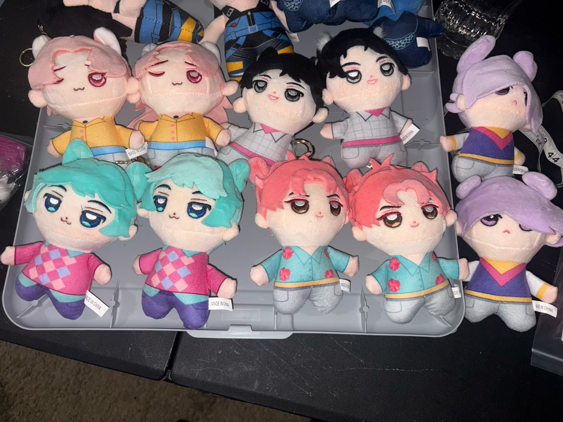 Saja Boys Kpop Demon Hunters Plush Doll Keychain Bag Charm