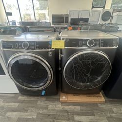 GE Front Load Washer / Gas Dryer Set, Open Box, One Year Warranty, Delivery Service Available
