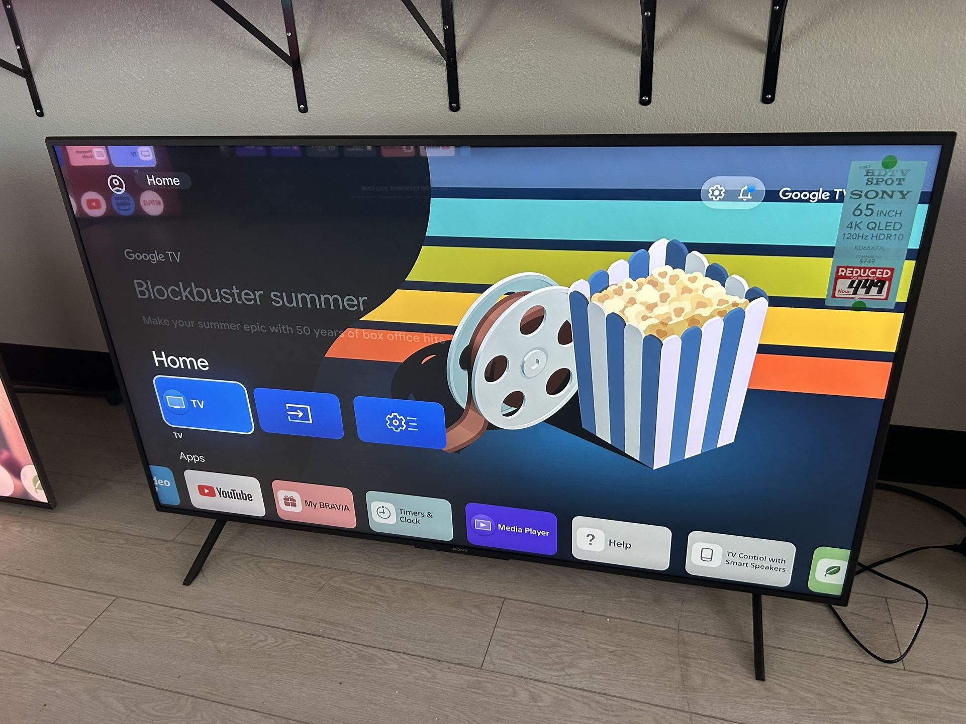 Sony 65 Inch 4K Ultra HD TV X77L Series: LED Smart Googl...