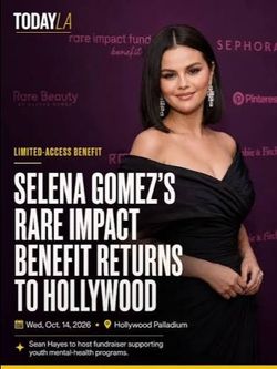 Selena Gomez Rare Impact Tickets