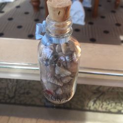 Decorative Seashell Jar