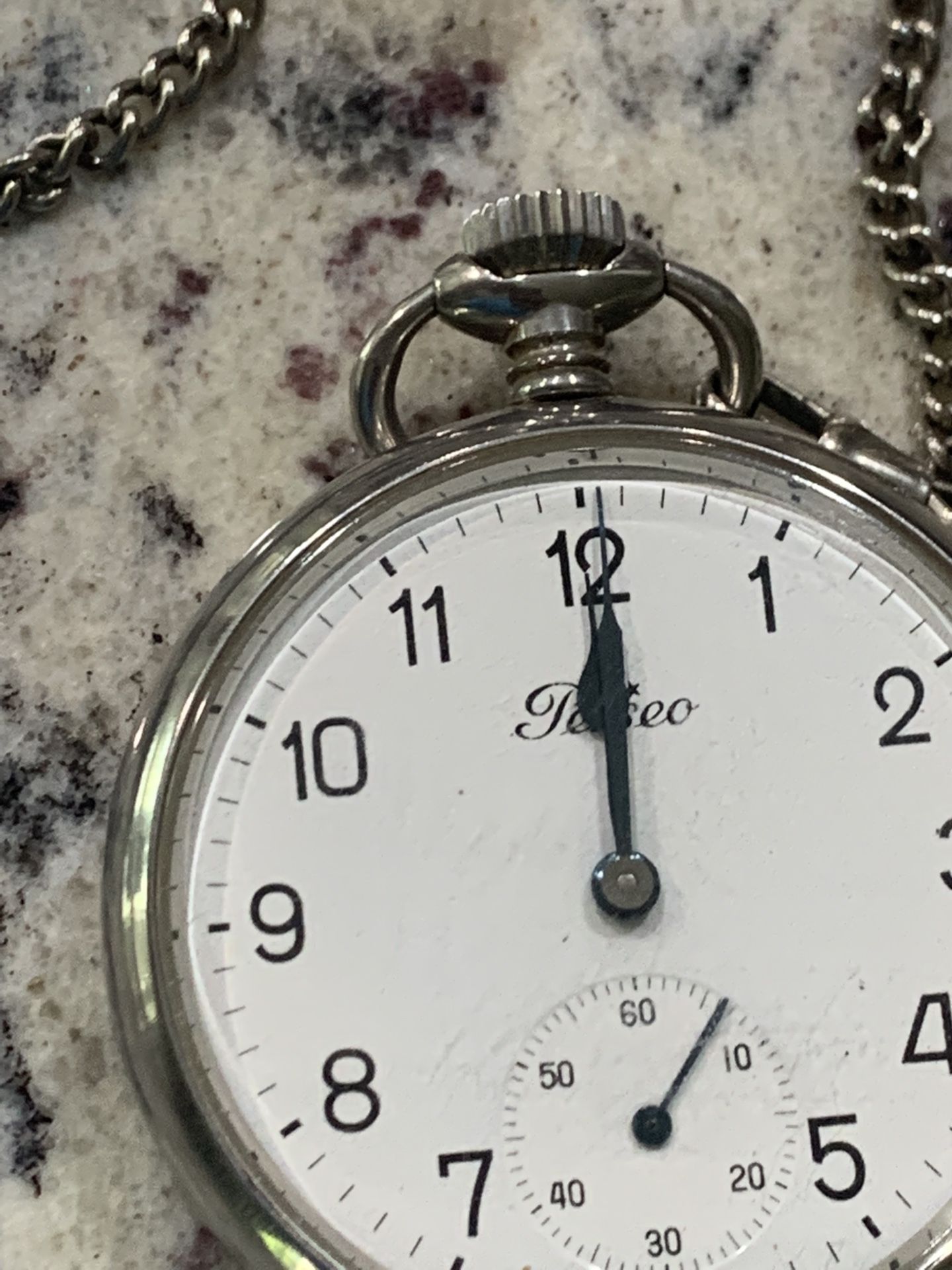 Vintage Perseo mens pocket watch edition Ferrovie dello stato Made