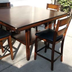 Height Dining Solid Wood 