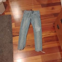 Size 32 Mid Purple Jeans Style No.P002