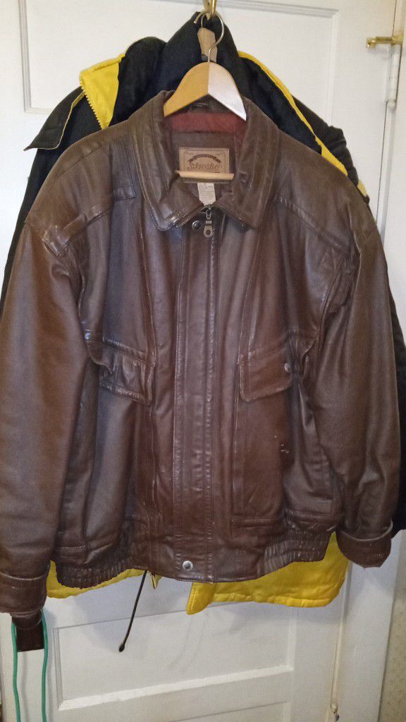 St Johns Bay Leather Jacket  XL