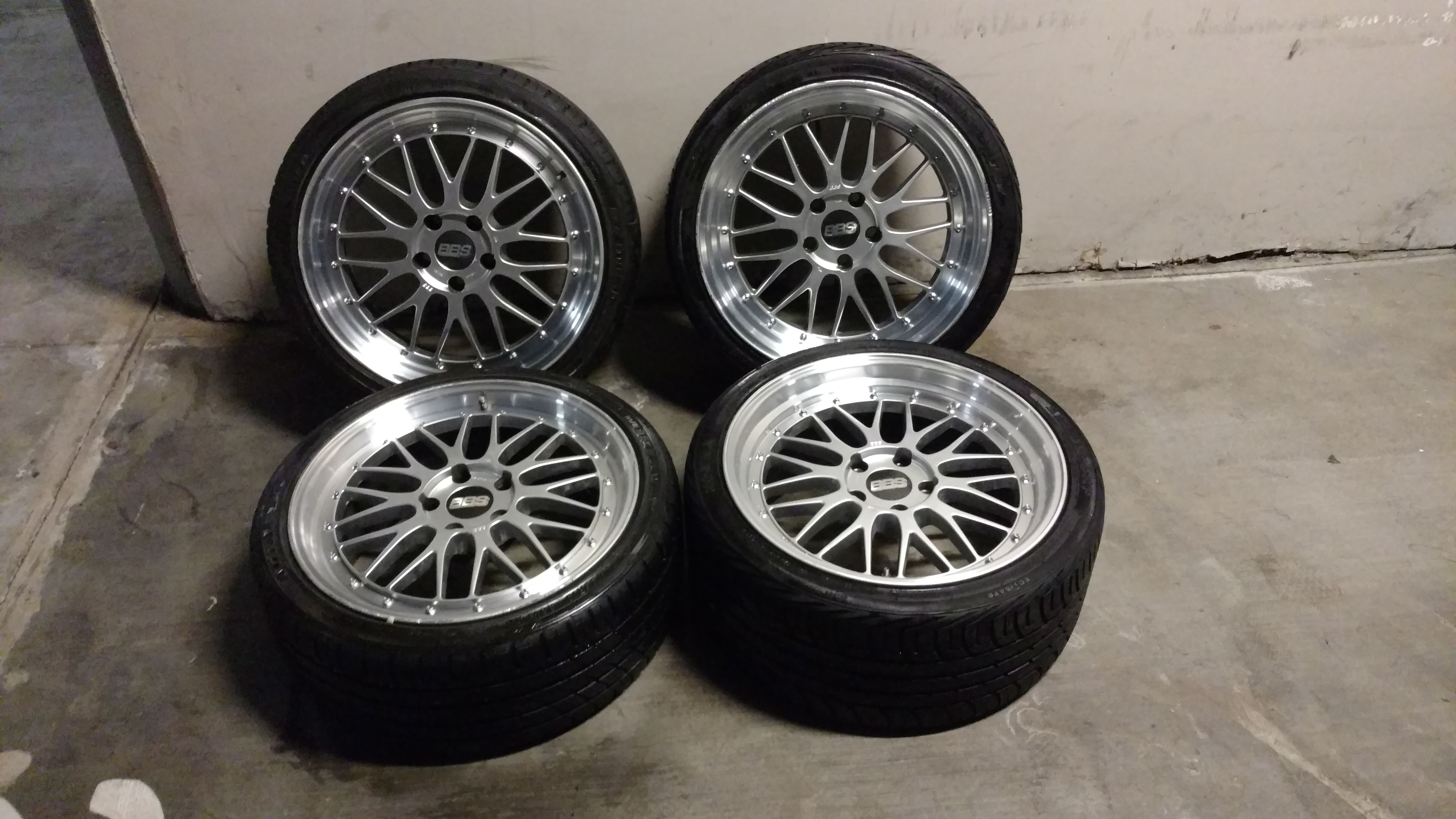 BBS 19in wheels and tires 100% Authentic
